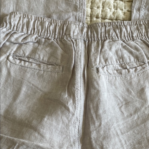 Jones New York Linen pants  - Light Gray - Picture 3 of 3